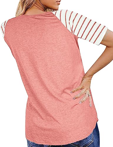 GNKVLER Women's Summer Tops Short Sleeve Shirts for Casual Wear Lightweight Comfortable Raglan Design
| GNKVLER Women's